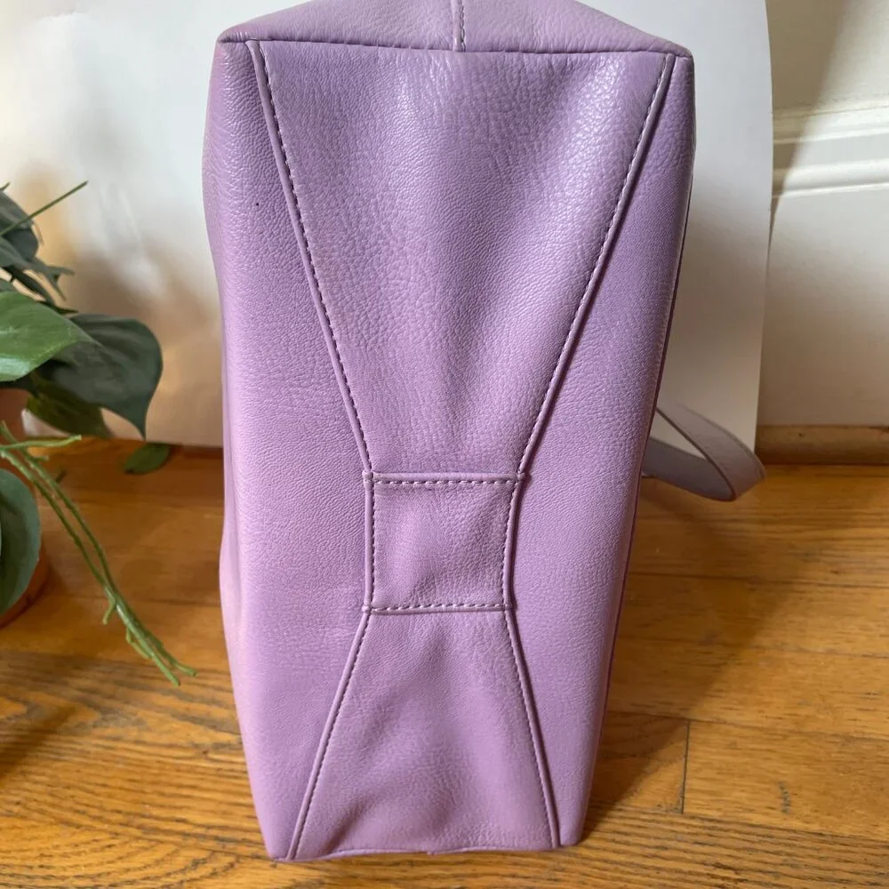 Kate Spade Lita Street Scallop Andrea leather tote Lilac/Lavender - Picture 7 of 12